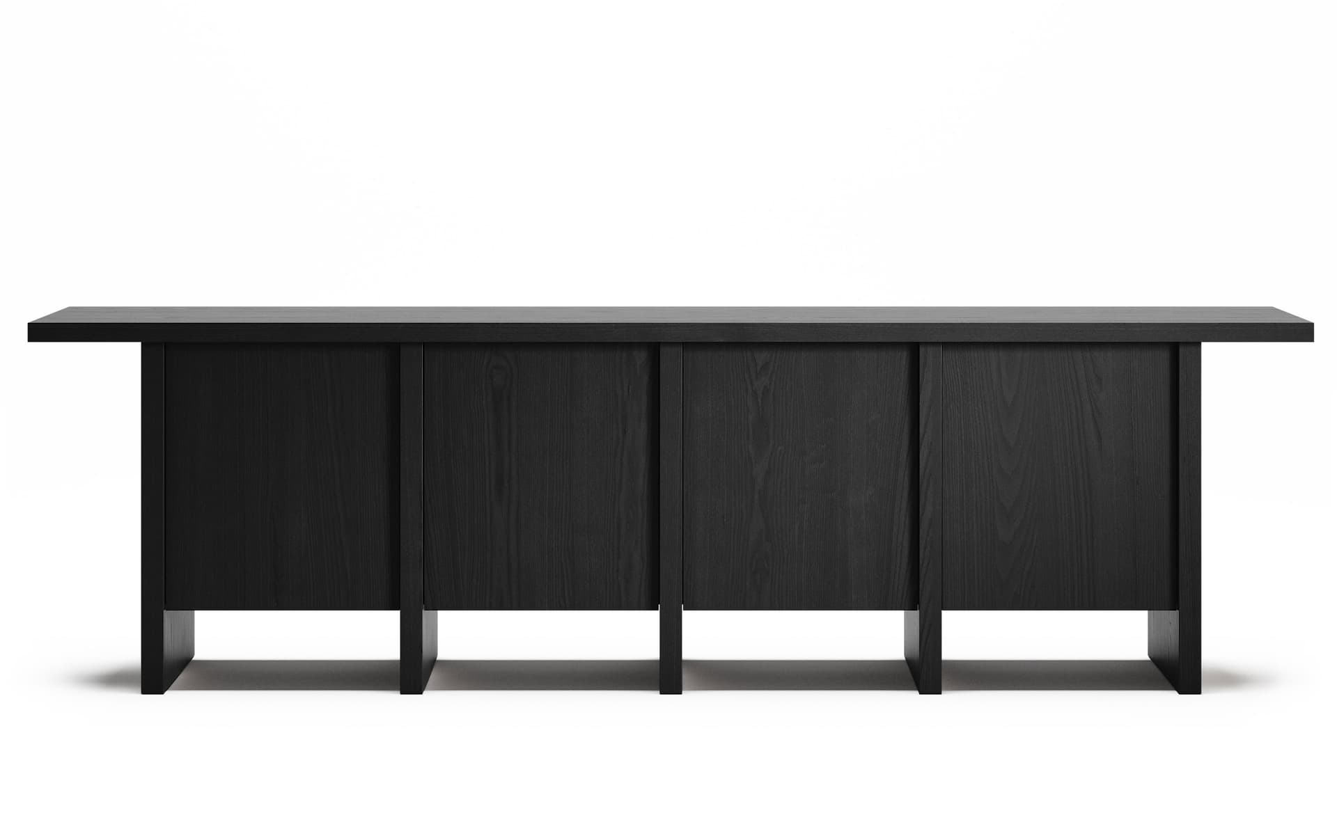 Edda Credenza / 4 door - blackened ash