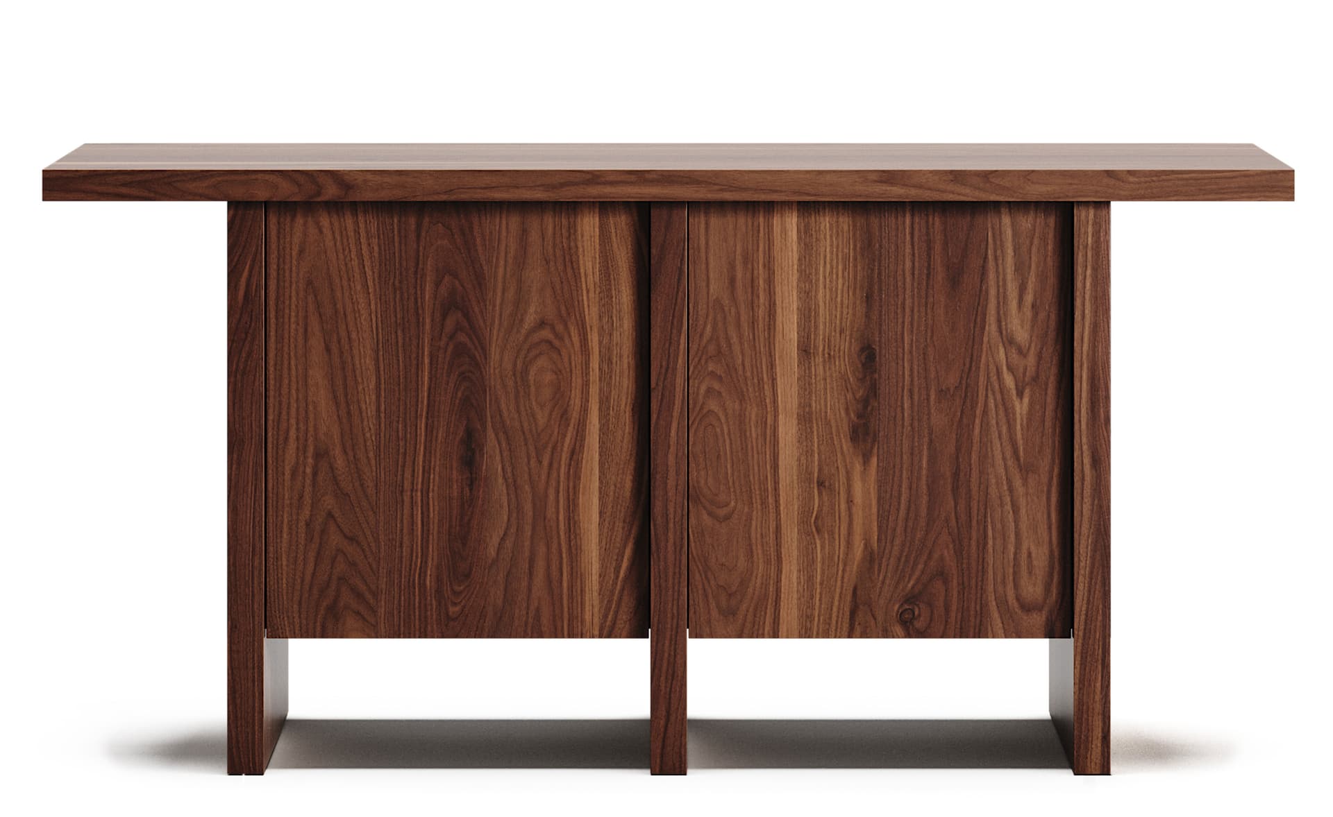 Edda Credenza / 2 door - natural walnut