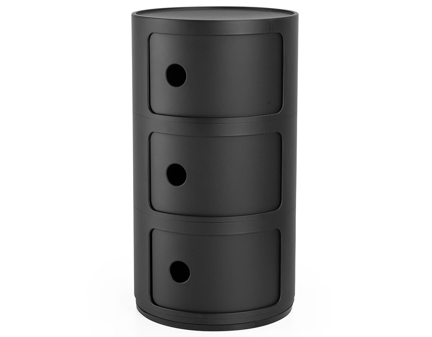 componibili recycled / three unit - matte black