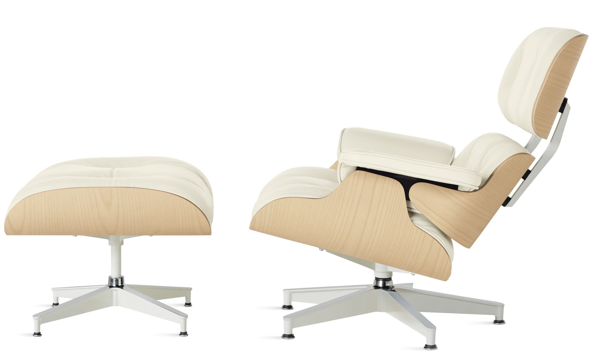 standard height / white ash / leather ivory 2101