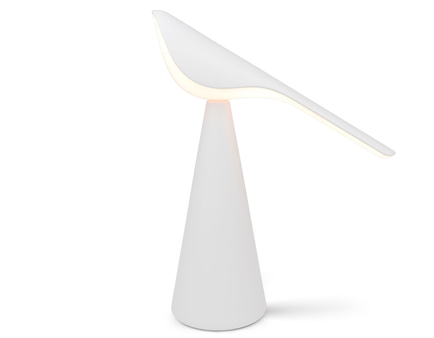 Tiki Table Lamp / matte white
