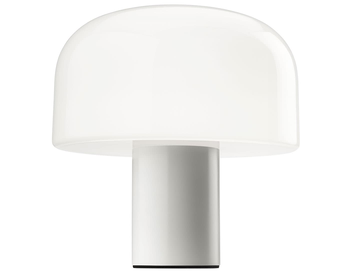 Bellhop Glass Table Lamp / white
