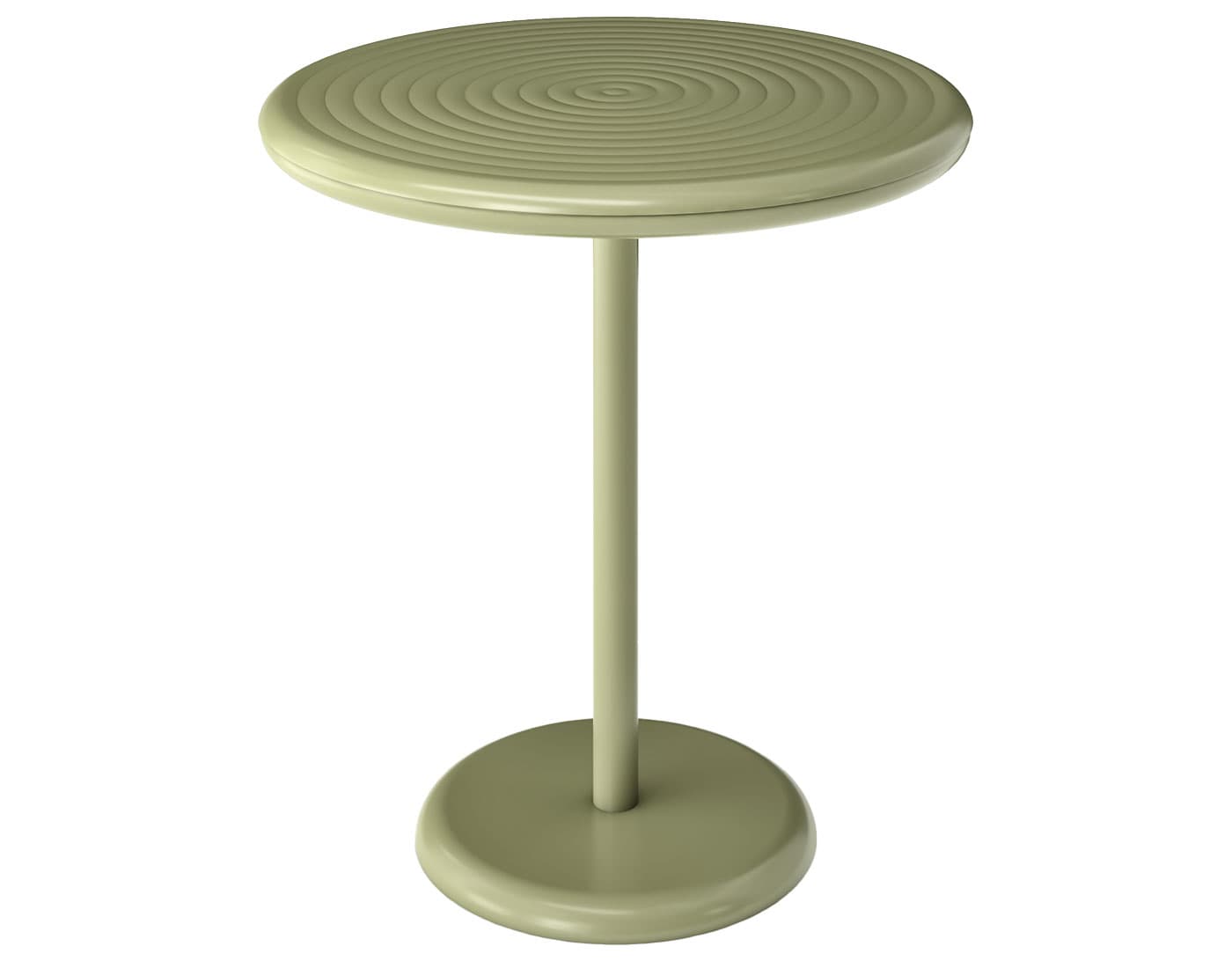 Groove Outdoor Table Round / moss