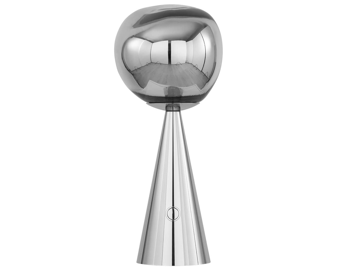 Melt Portable Table Lamp / silver / silver