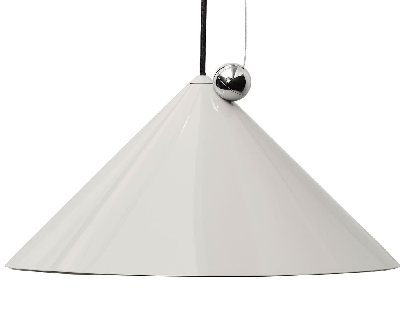 Pose Pendant / large, 16.9" - putty