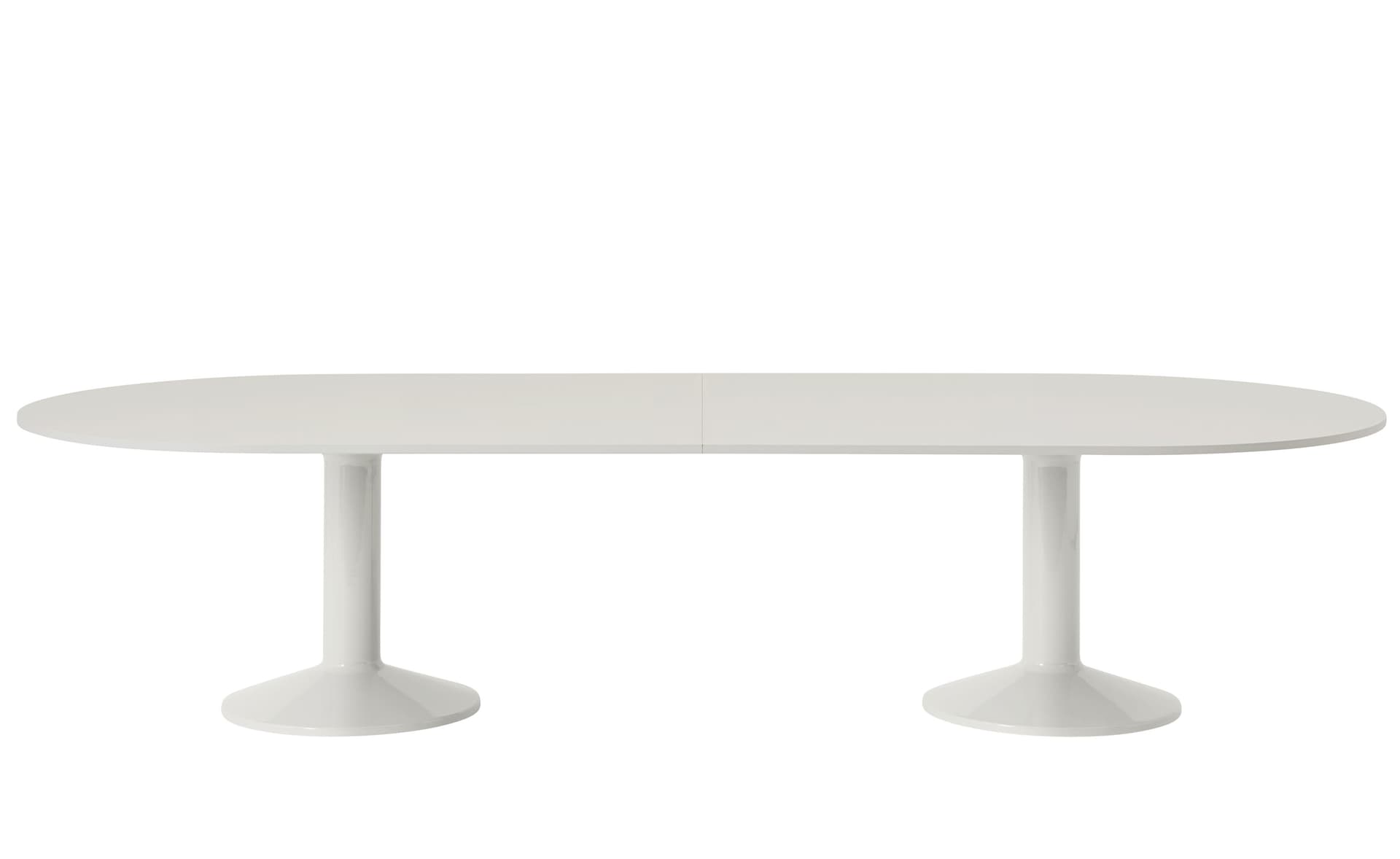 Midst Conference Table / 130" length / grey linoleum top / grey base