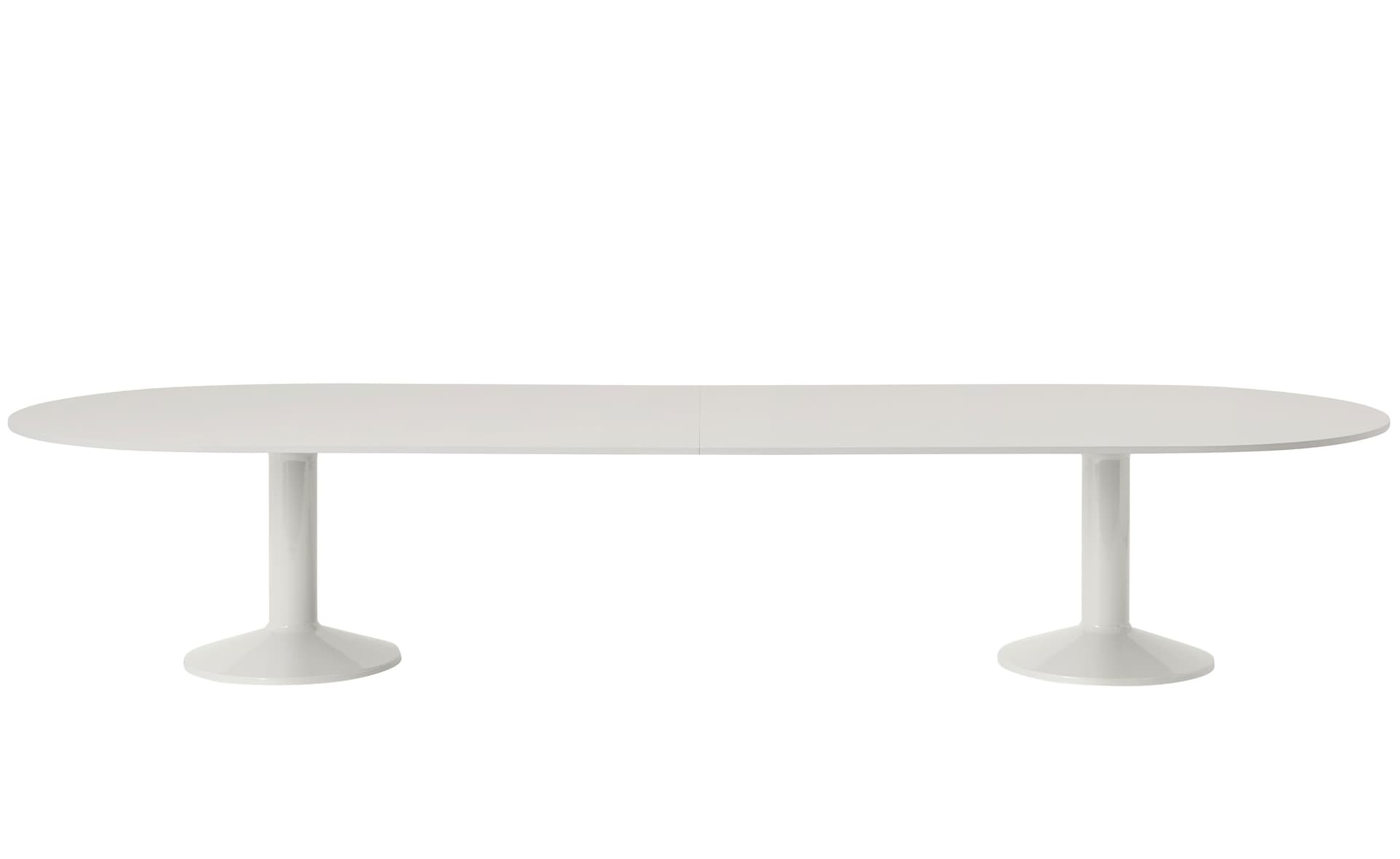Midst Conference Table / 155.5" length / grey linoleum top / grey base