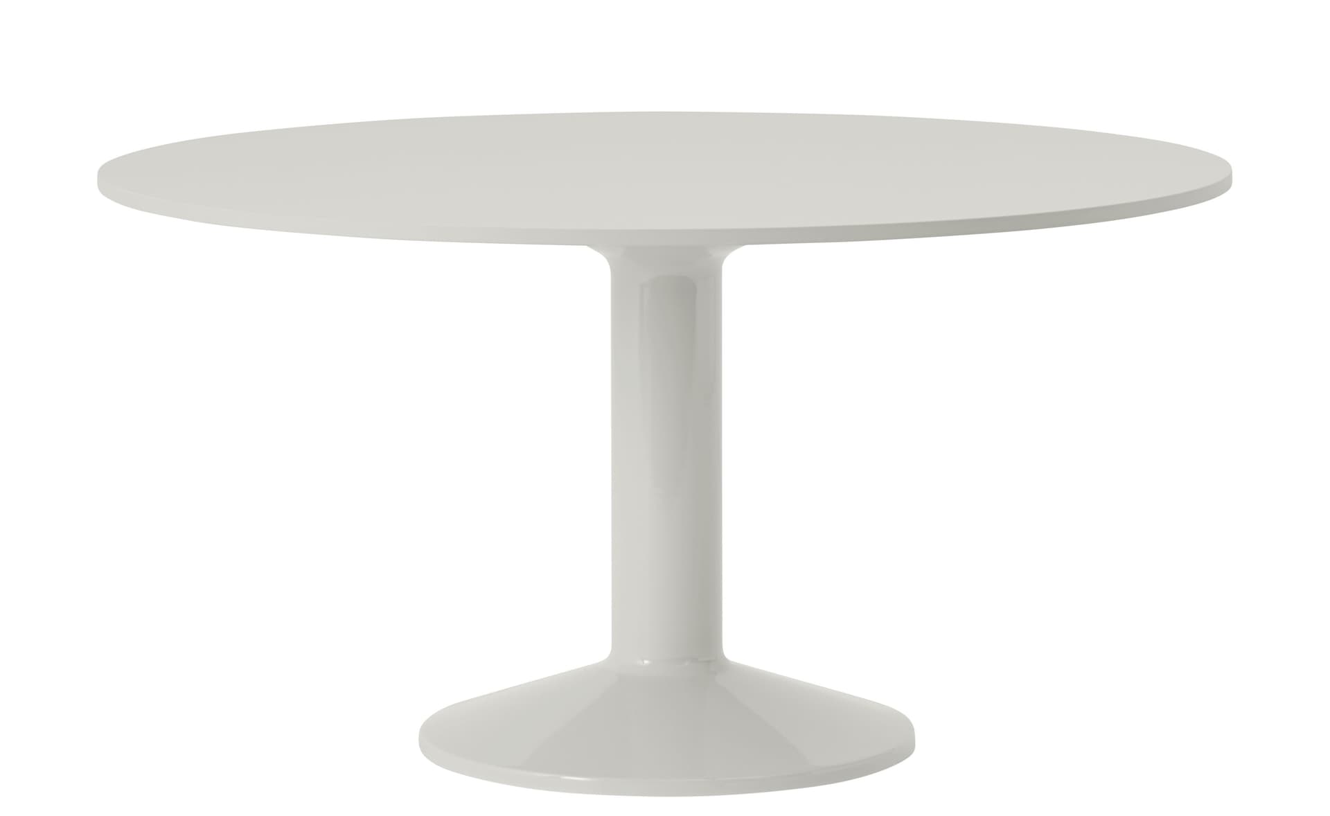 Midst Dining Table / 55.1" diameter - grey linoleum top / grey base