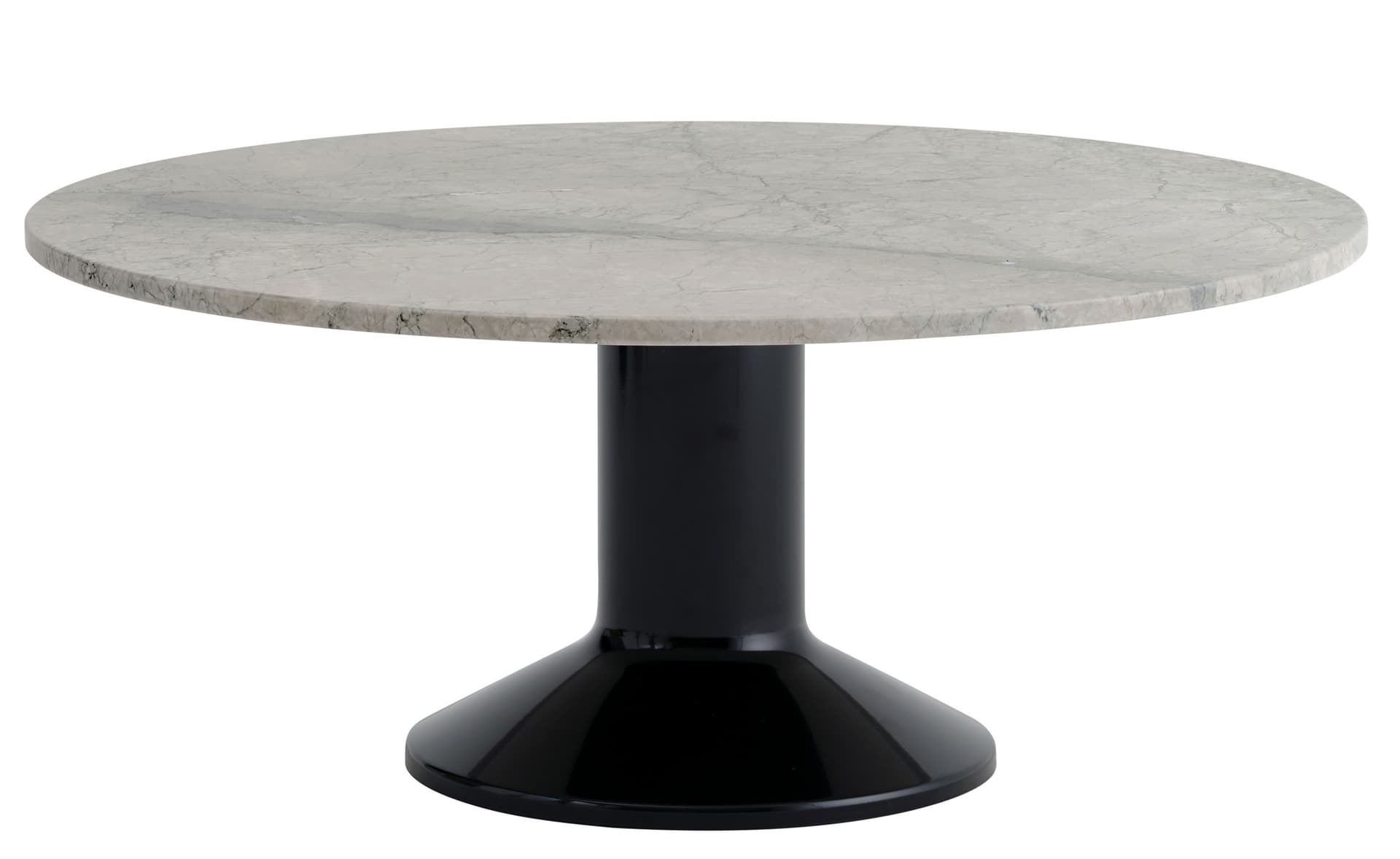 Midst Coffee Table / mrb grey marble / black