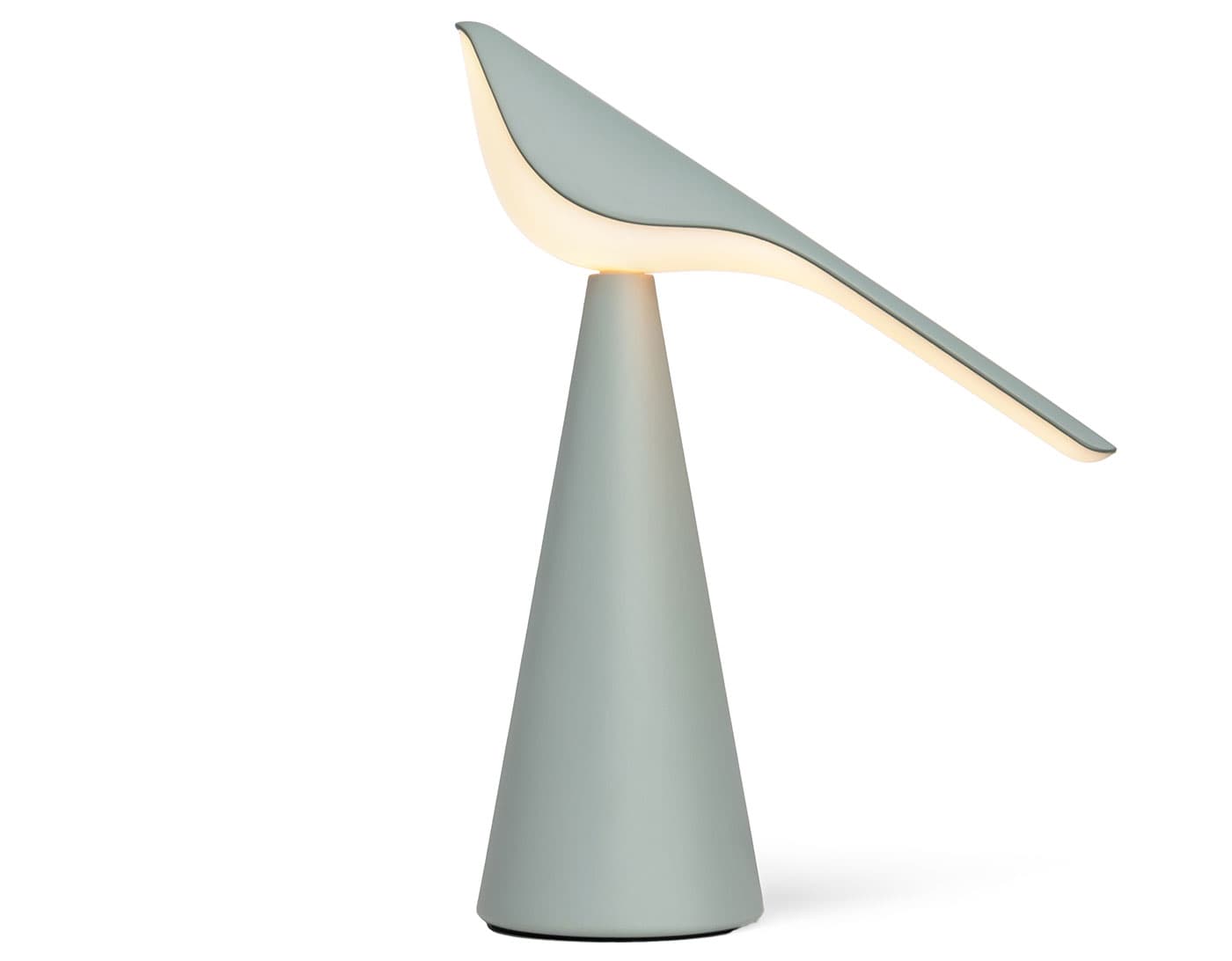 Tiki Table Lamp / matte pebble grey