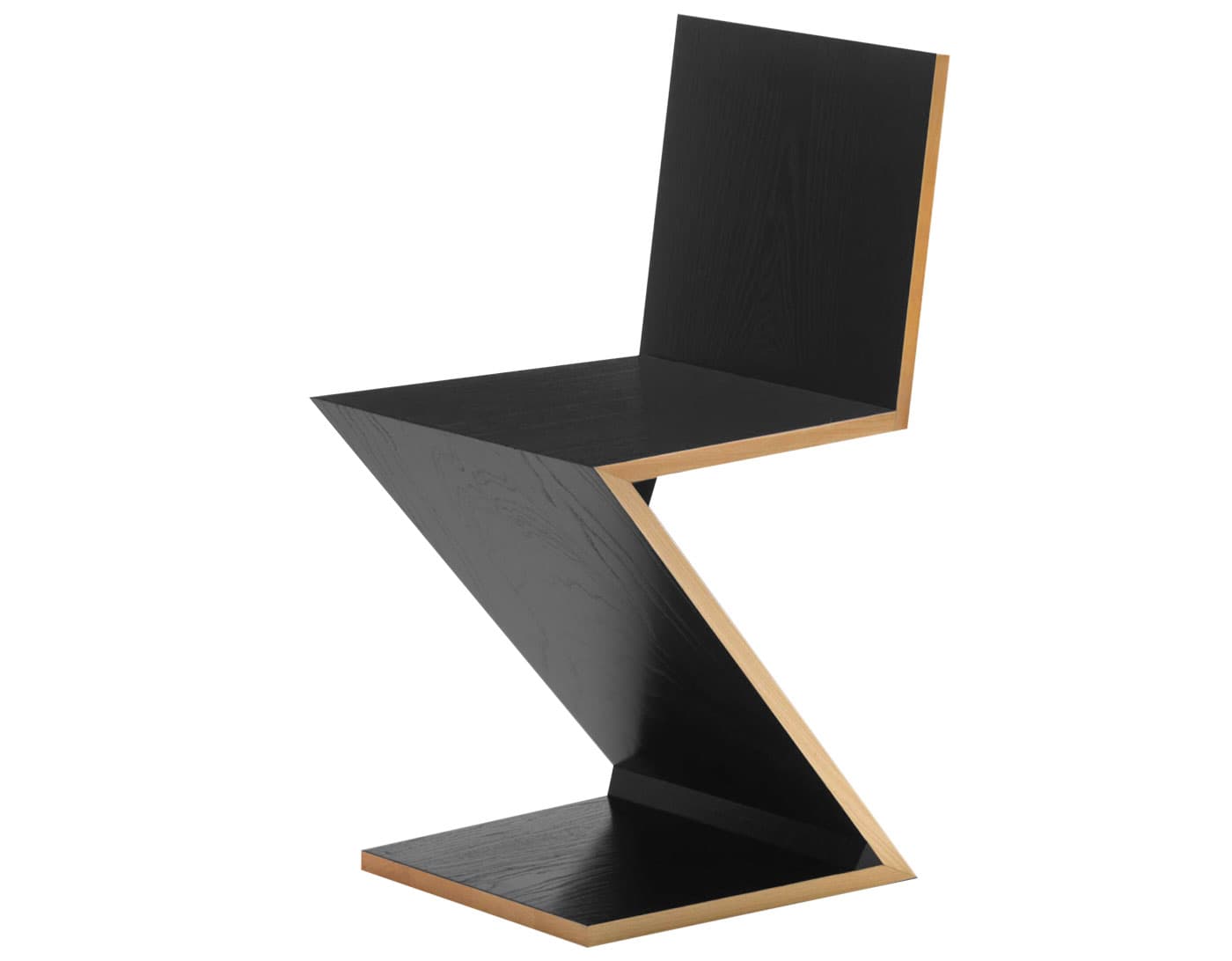 Zig Zig Chair / ashwood - black stained