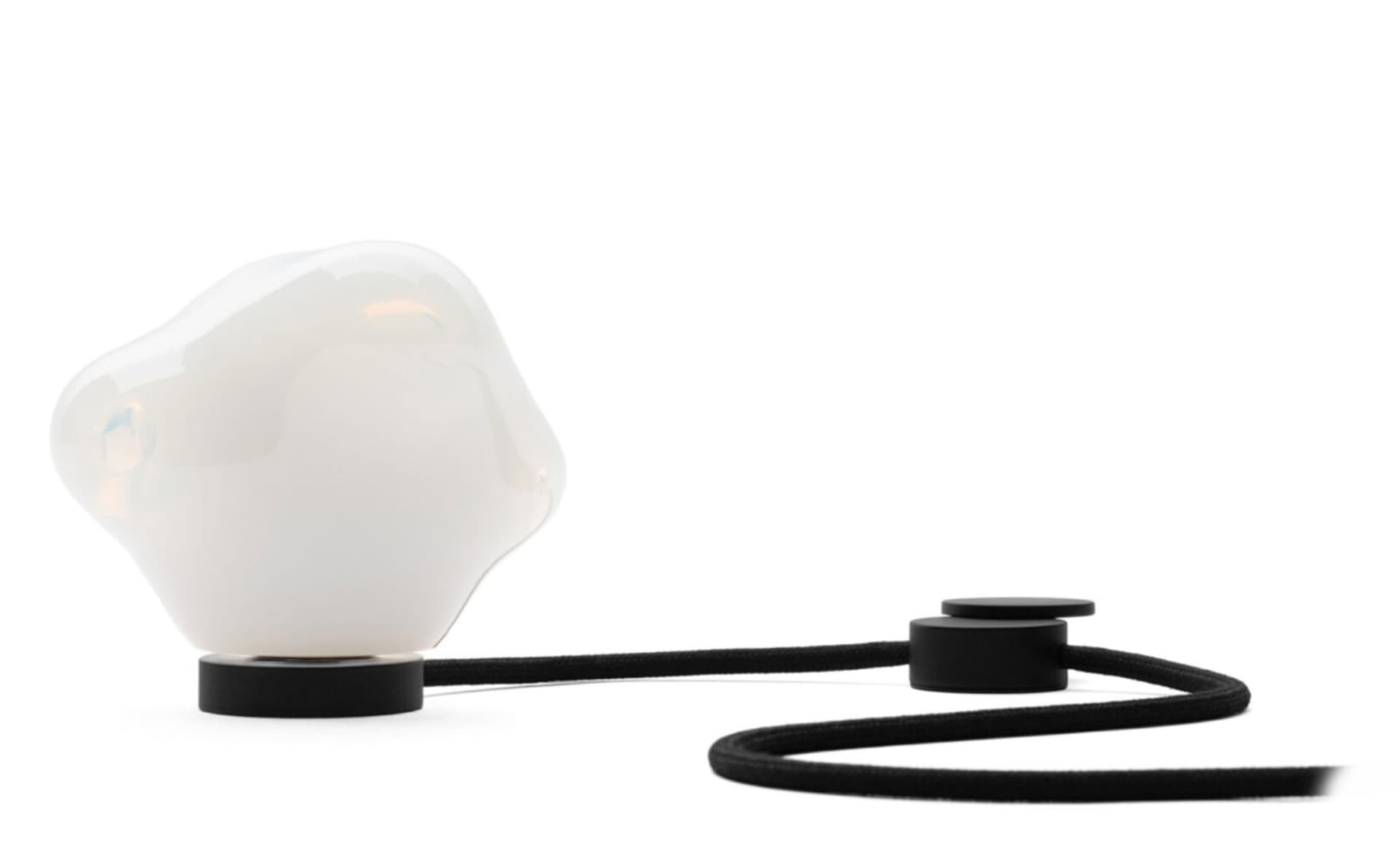 Bocci 57t Table Lamp / LED - 2700K / black / white opaline