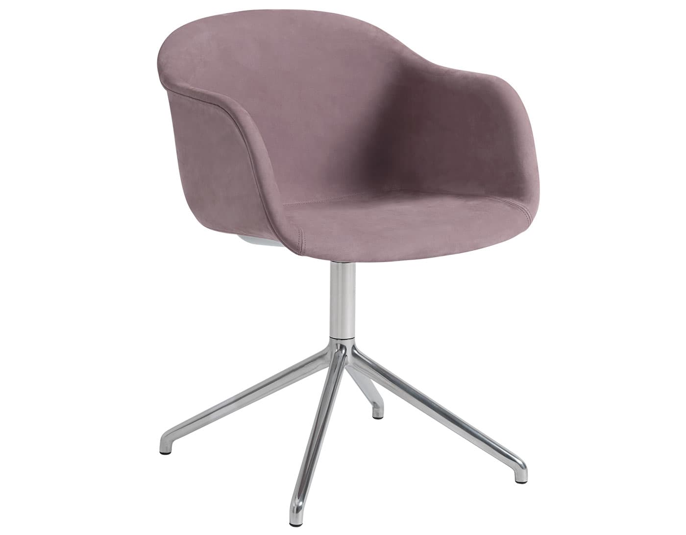 polished aluminum (M-FIBA-SWB-U-ALUM) / allure leather - lavender (M12375-LAER/30231)