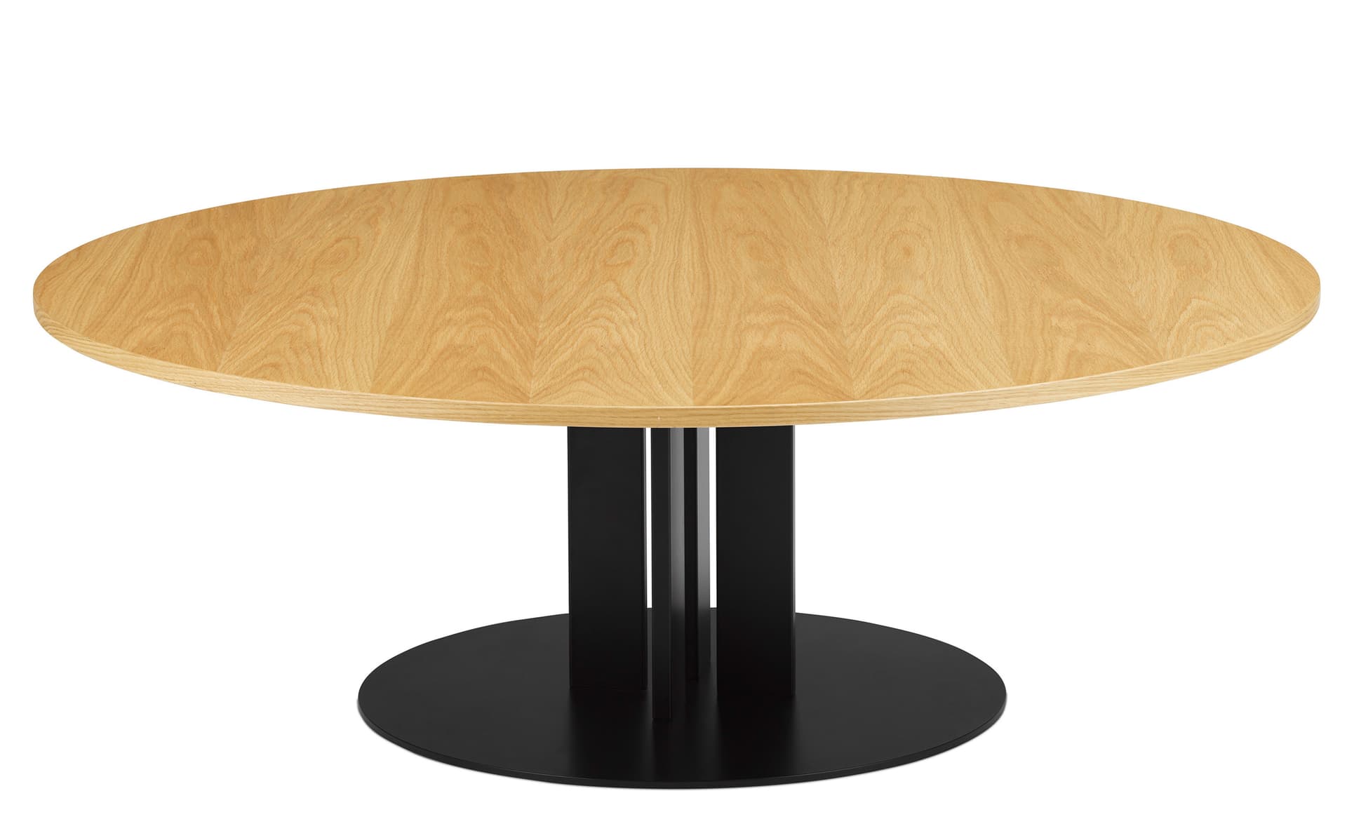 Scala Coffee Table / round - 51.2" diameter, natural oak top