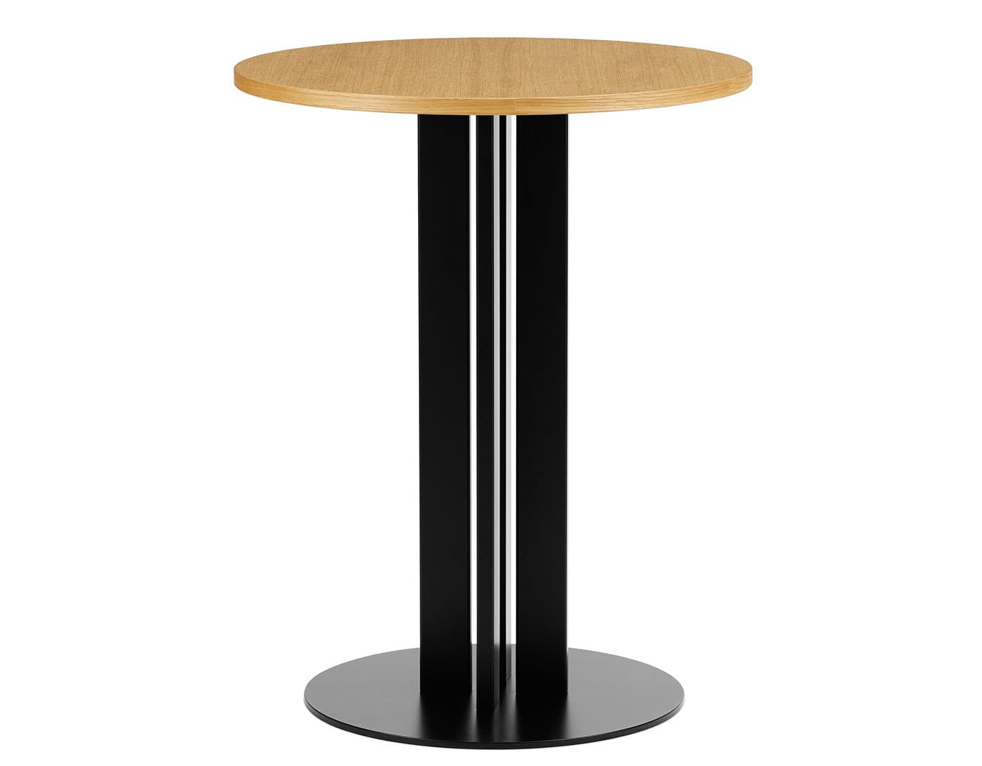 Scala Café Table / round - 23.6" diameter, natural oak top