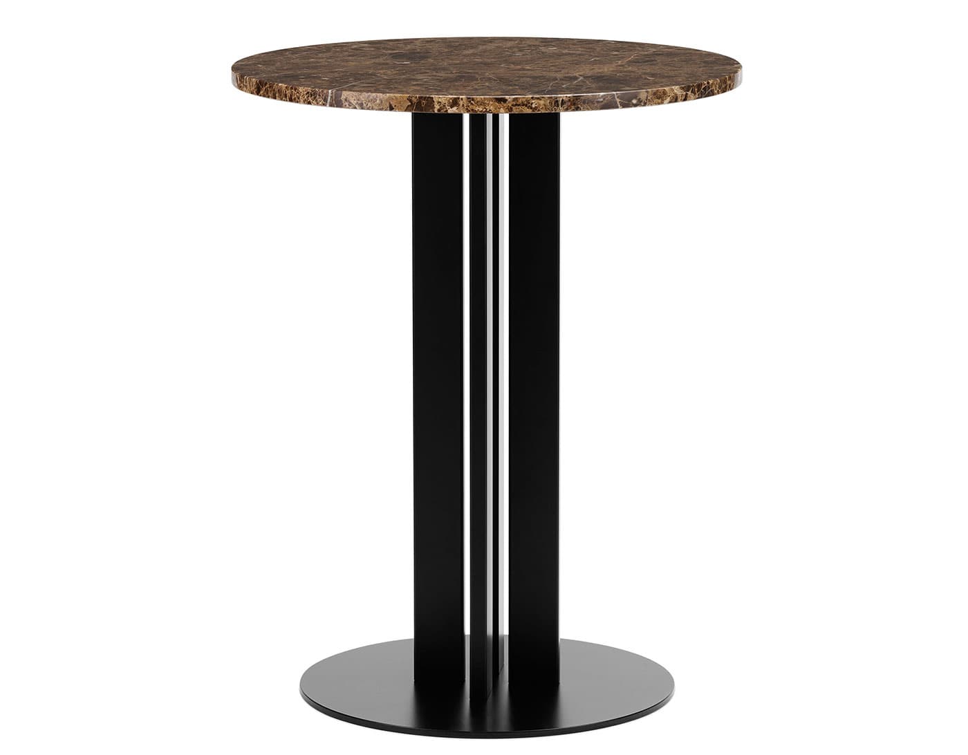 Scala Café Table / round - 23.6" diameter, coffee marble top