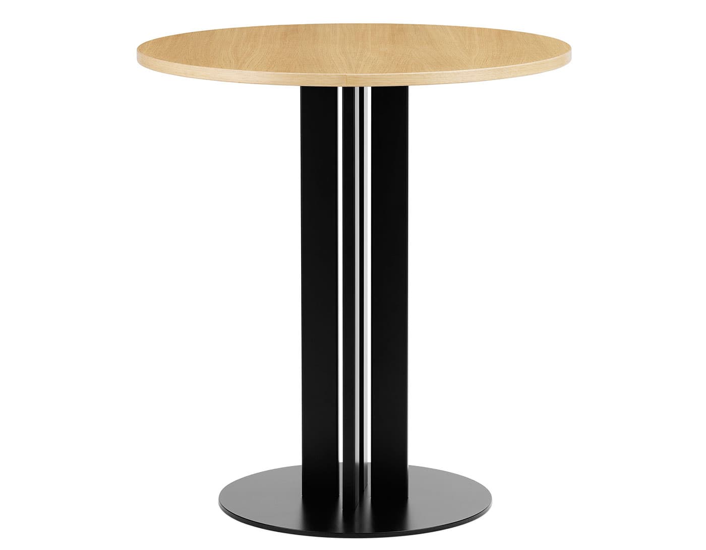 Scala Café Table / round - 27.6" diameter, natural oak top