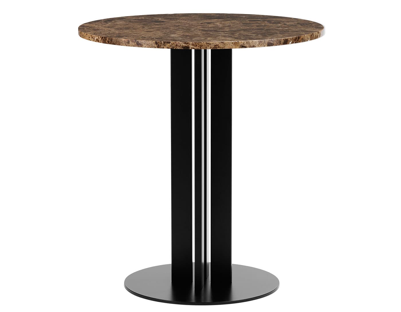 Scala Café Table / round - 27.6" diameter, coffee marble top
