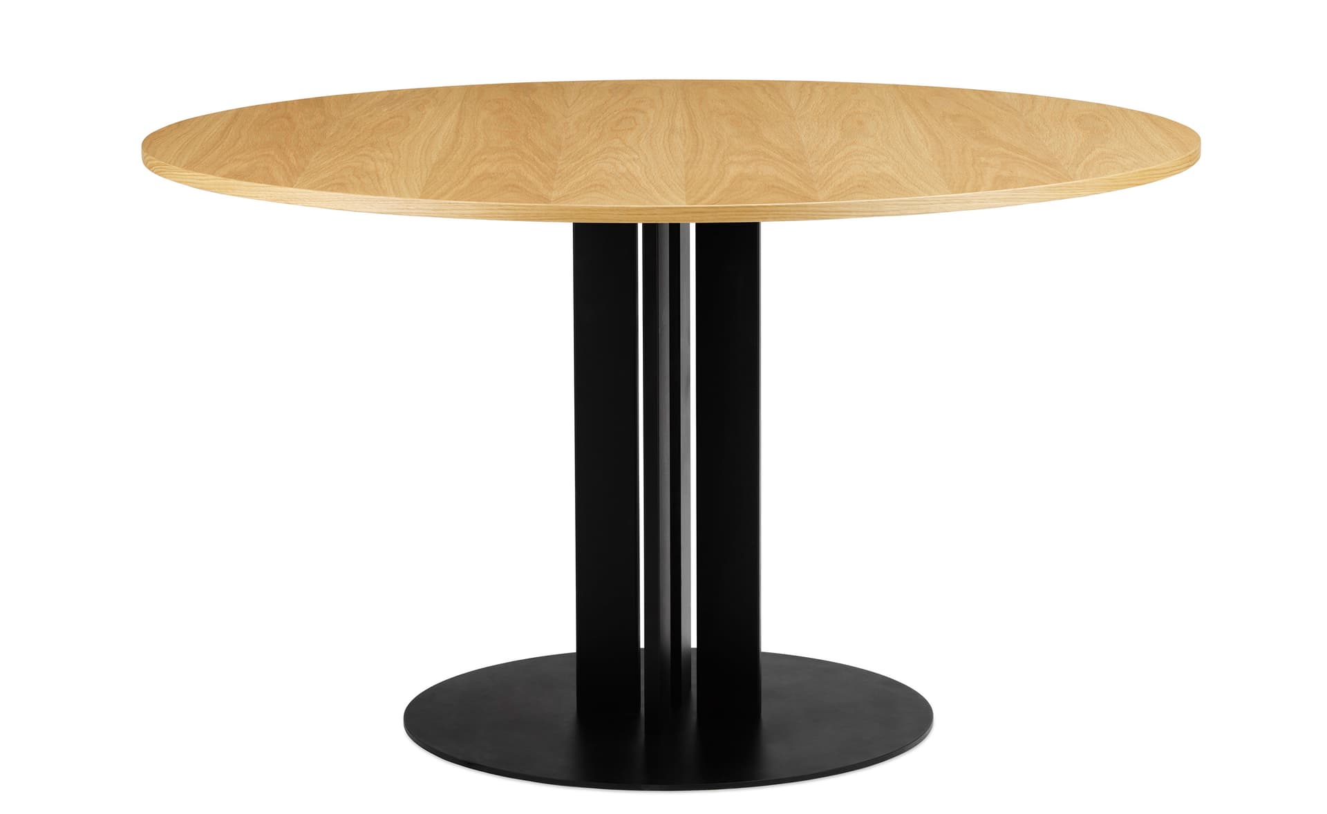 Scala Dining Table / round - 51.2" diameter, natural oak top