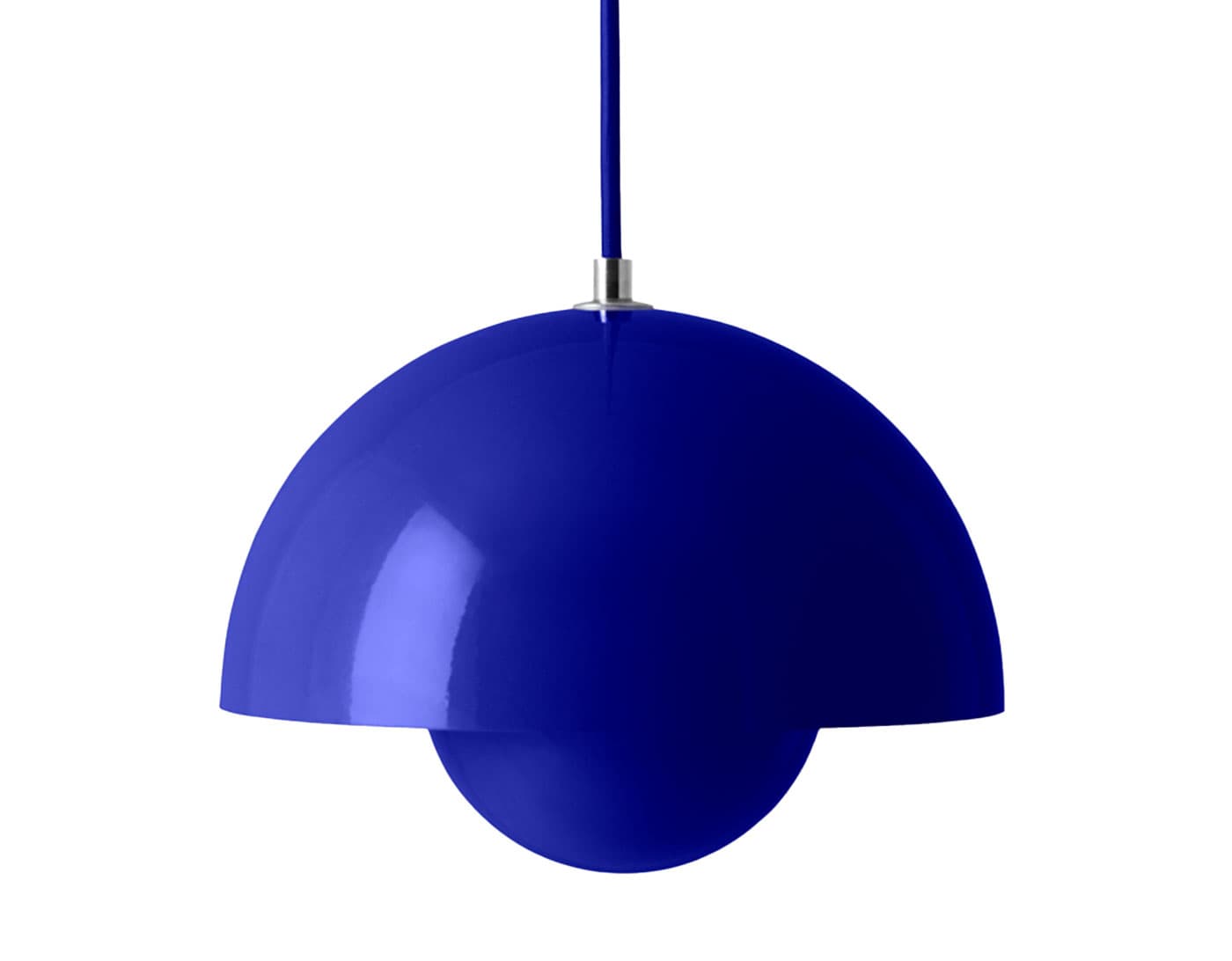 Flowerpot VP1 Pendant Lamp / cobalt blue / matching cord
