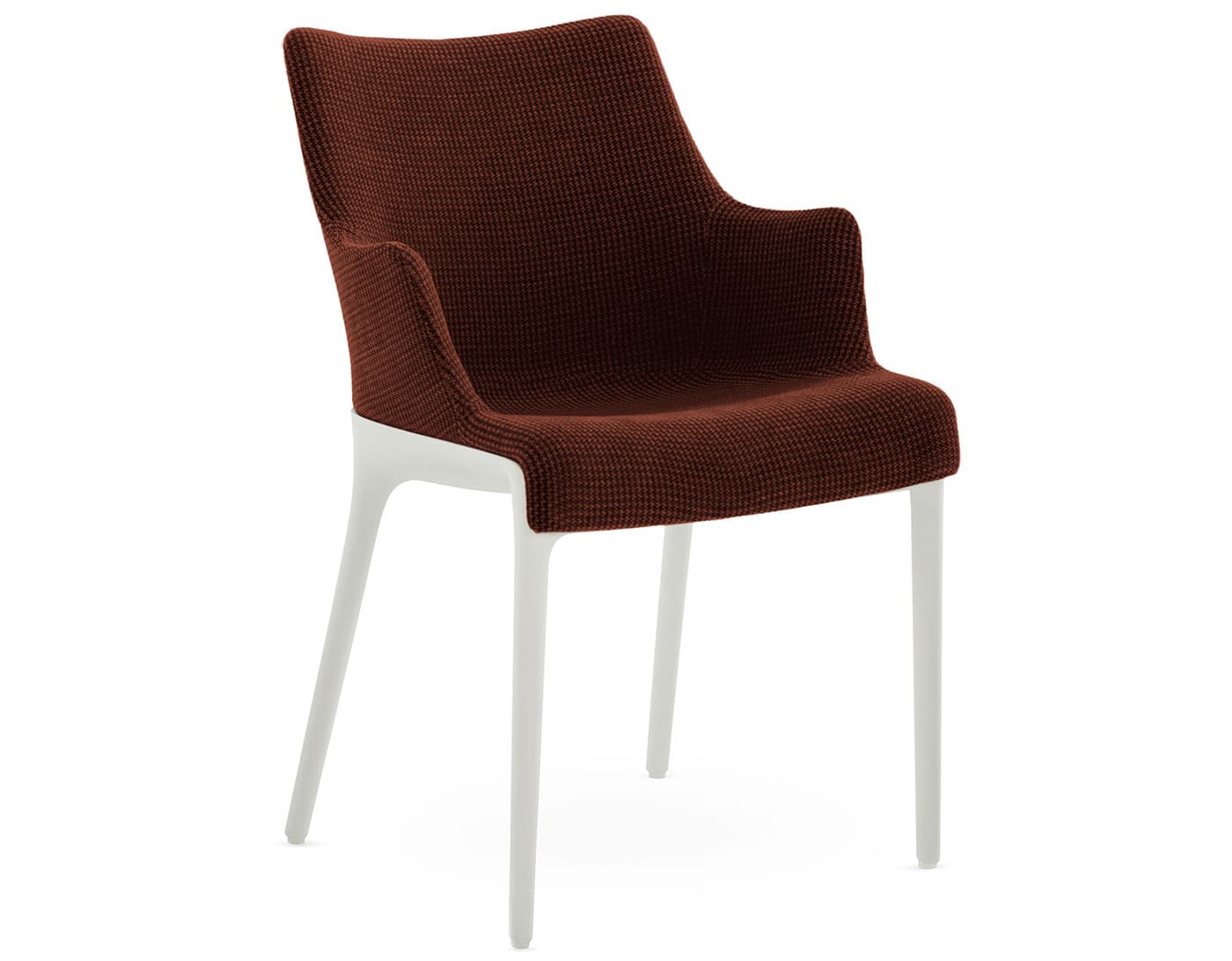 Eleganza Nia Chair / brummel - rust / white frame