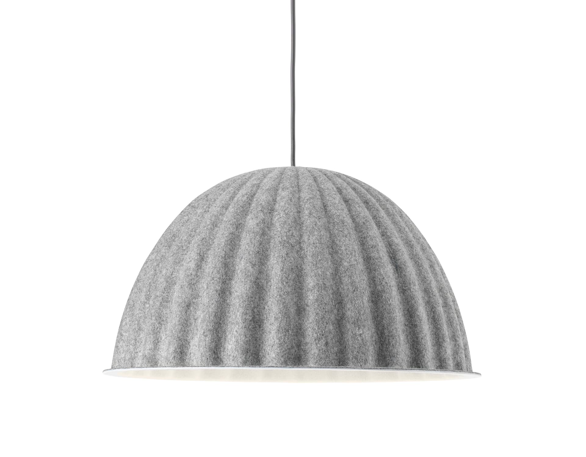 under the bell pendant lamp / Small - 21.7" Diameter / Grey