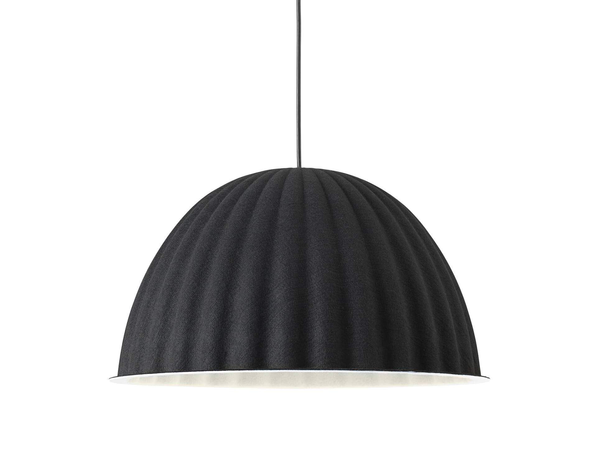 under the bell pendant lamp / Small - 21.7" Diameter / Black