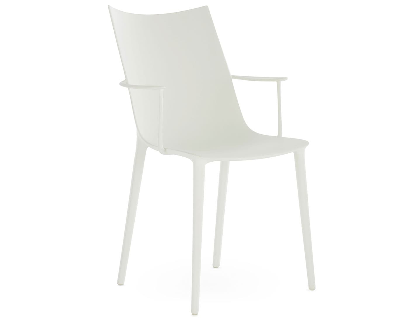 H.H.H. Dining Armchair / matte - white