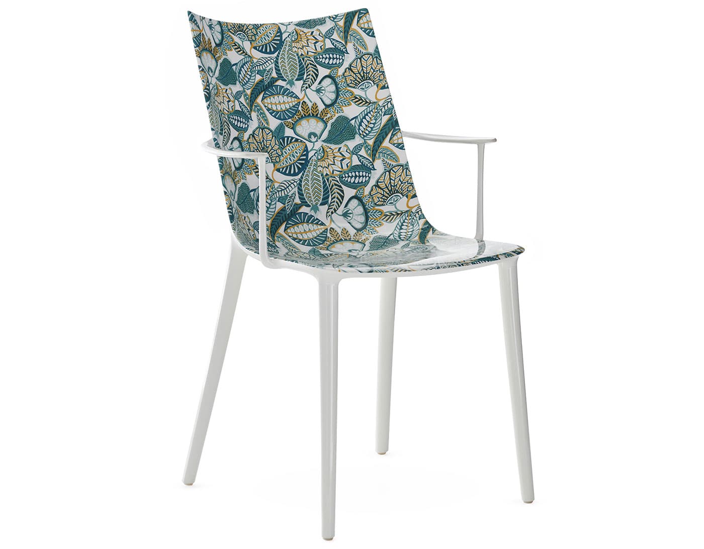 H.H.H. Dining Armchair / harvest time - white / lapis