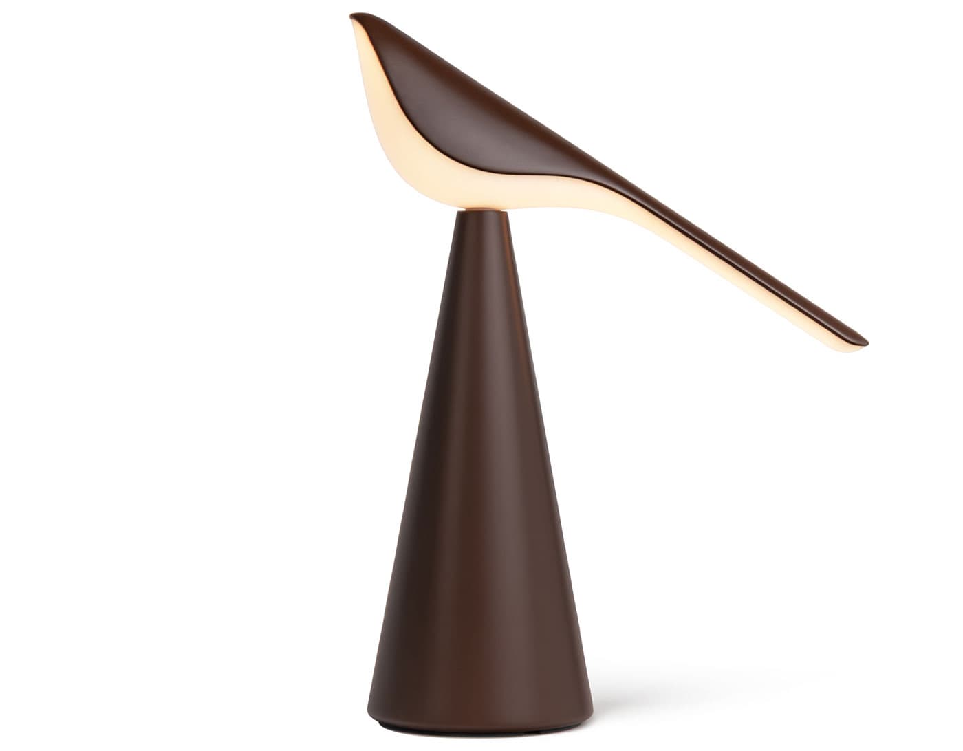 Tiki Table Lamp / matte wild cocoa
