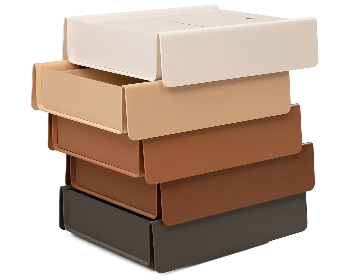 Side Stack Storage Unit / blush palette