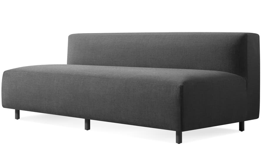 9 yard outdoor 72" armless sofa – thumbnail image #2
