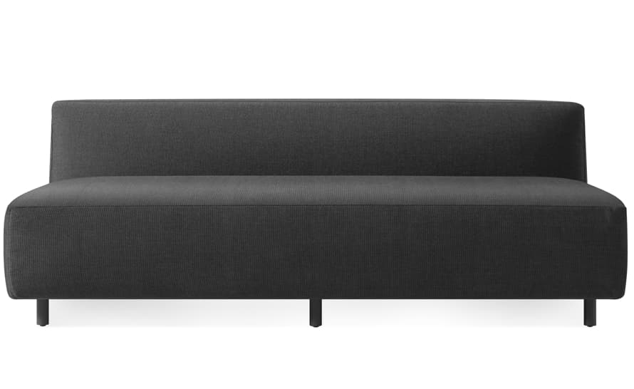 9 yard outdoor 72" armless sofa – thumbnail image #1