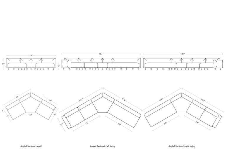 9 yard outdoor angled sectional sofa – thumbnail image #7