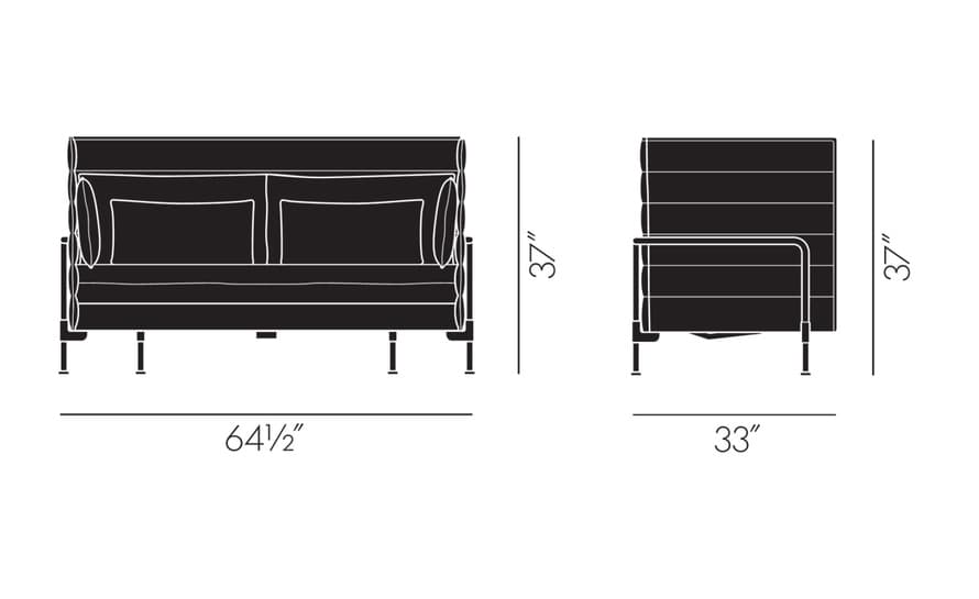 Alcove 2 Seater Sofa – thumbnail image #3