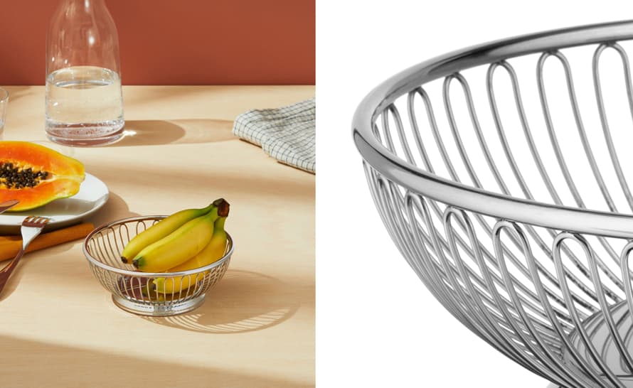 alessi round wire basket – thumbnail image #3