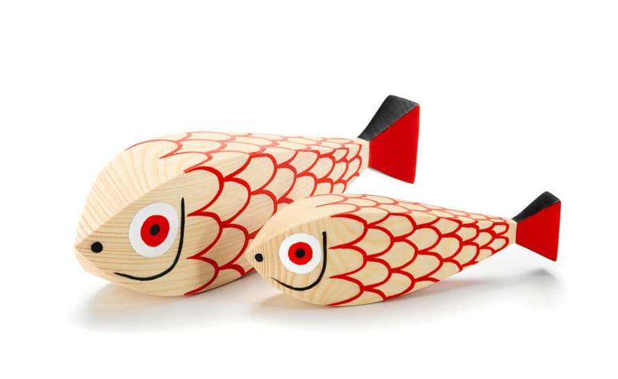 alexander girard mother fish & child wooden doll – thumbnail image #1