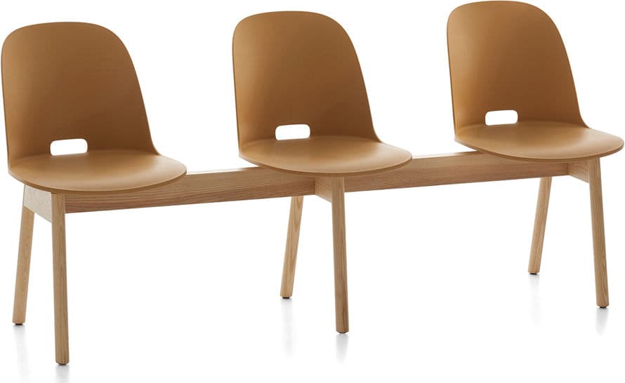 alfi high back 3 seat bench – thumbnail image #2