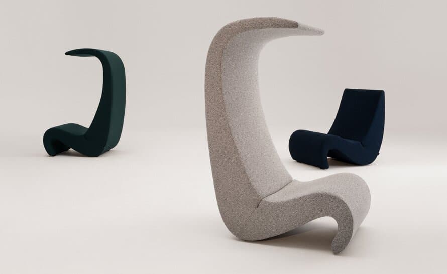 Panton Amoebe Highback Chair – thumbnail image #11