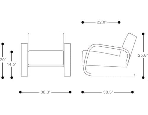 alvar aalto armchair 400 tank chair – thumbnail image #13