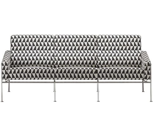 arne jacobsen series 3300 3 seat sofa – thumbnail image #2