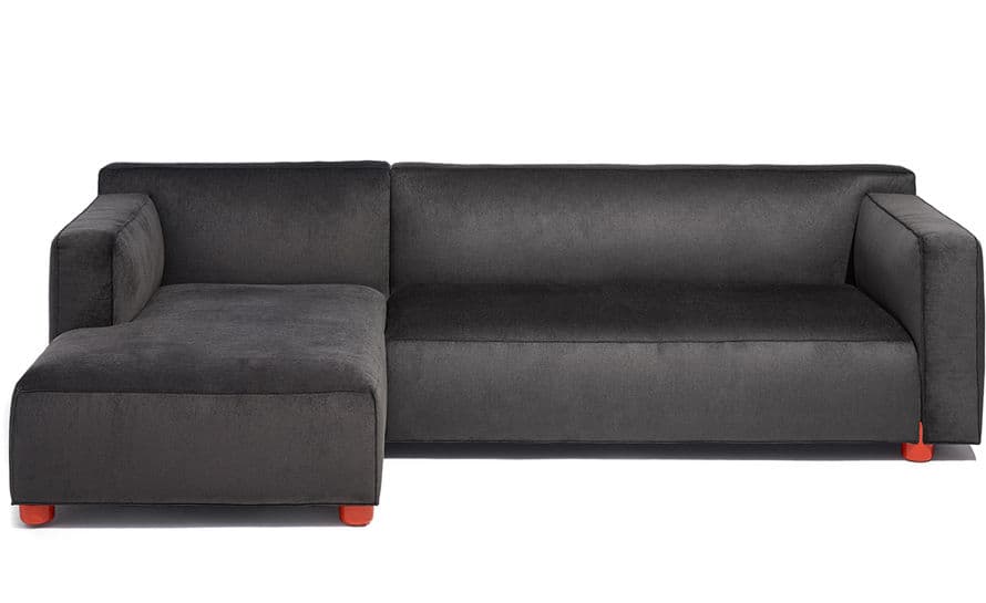 barber & osgerby asymmetric sofa with chaise – thumbnail image #1