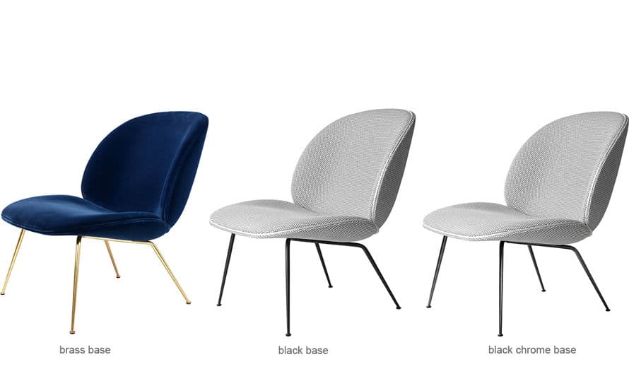 beetle lounge chair with conic base – thumbnail image #4