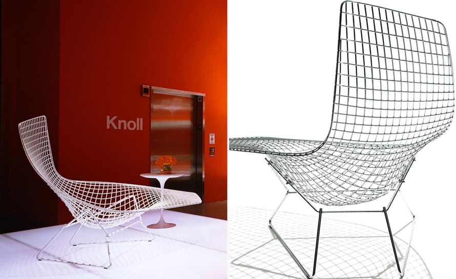 bertoia asymmetric chaise lounge – thumbnail image #3