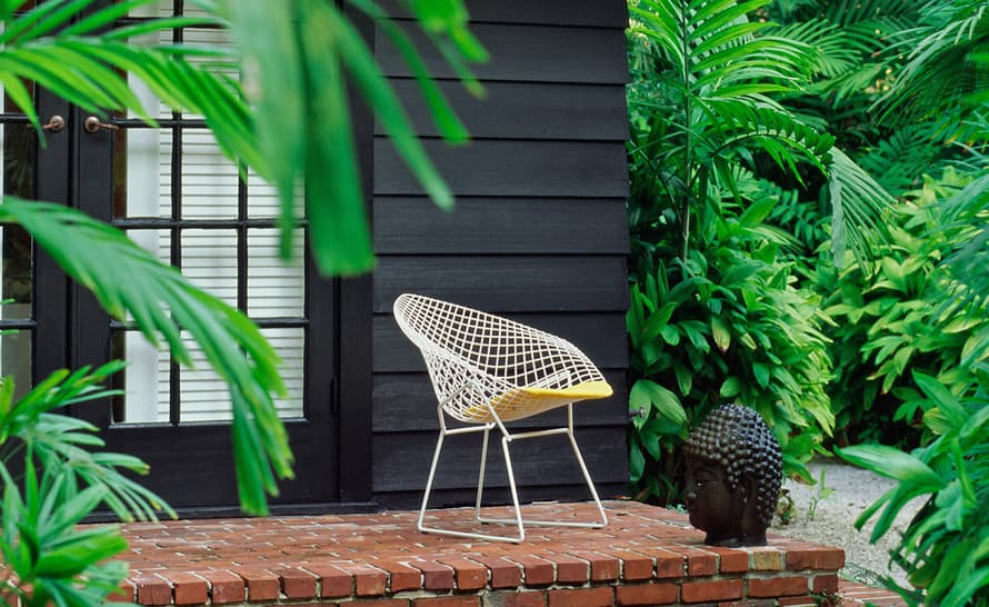 bertoia small diamond chair with seat cushion – thumbnail image #11