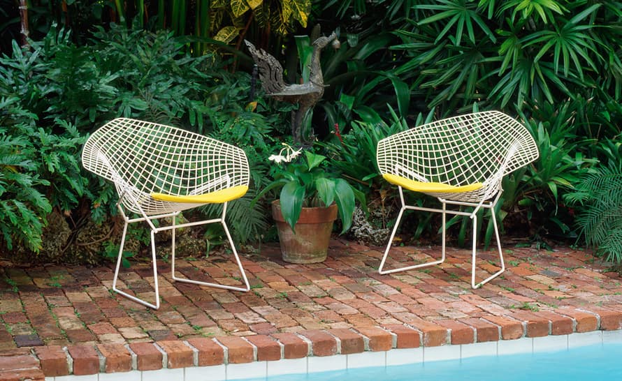 bertoia small diamond chair with seat cushion – thumbnail image #13