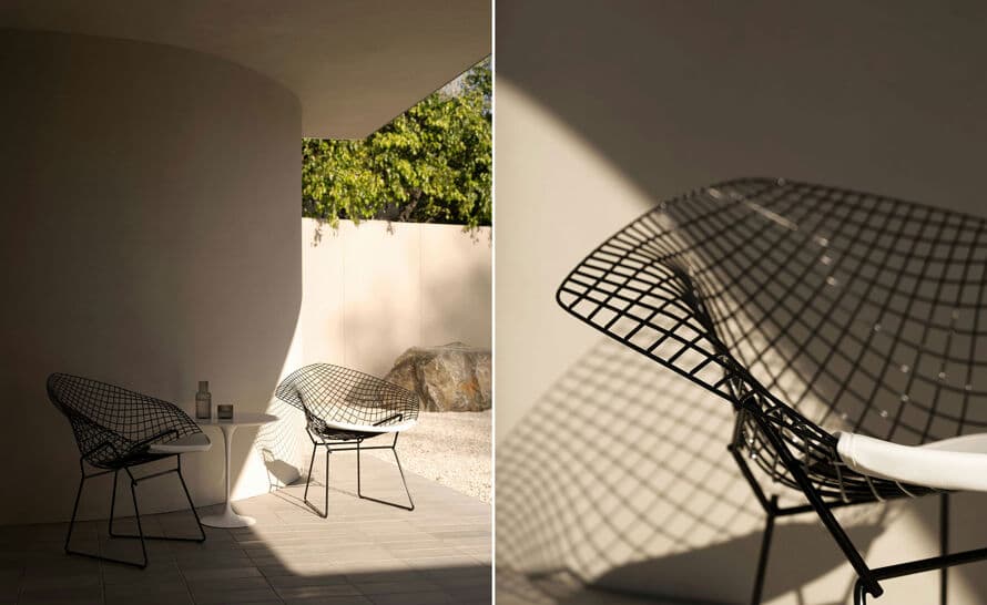 bertoia small diamond chair with seat cushion – thumbnail image #3