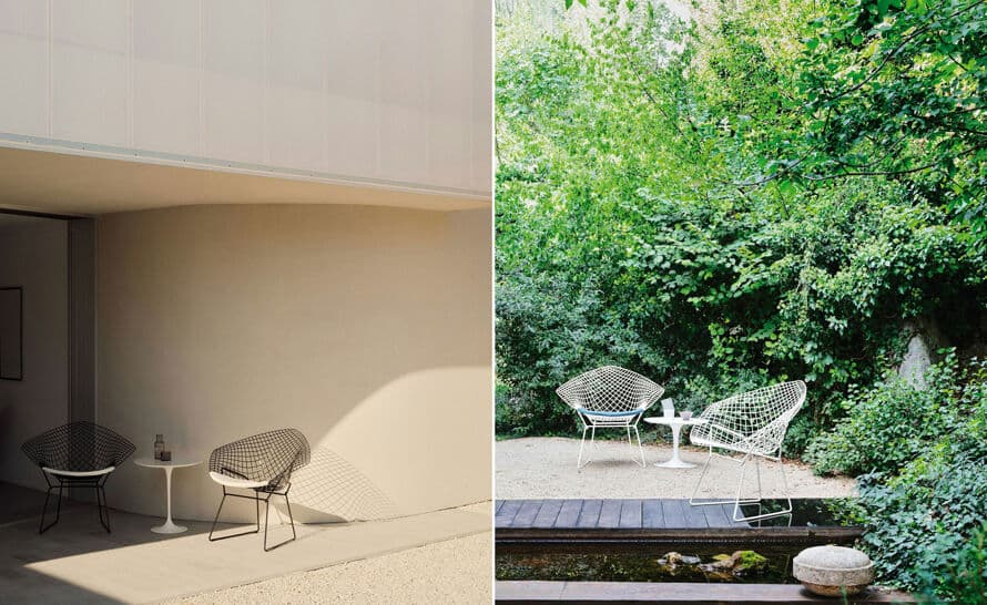 bertoia small diamond chair with seat cushion – thumbnail image #14