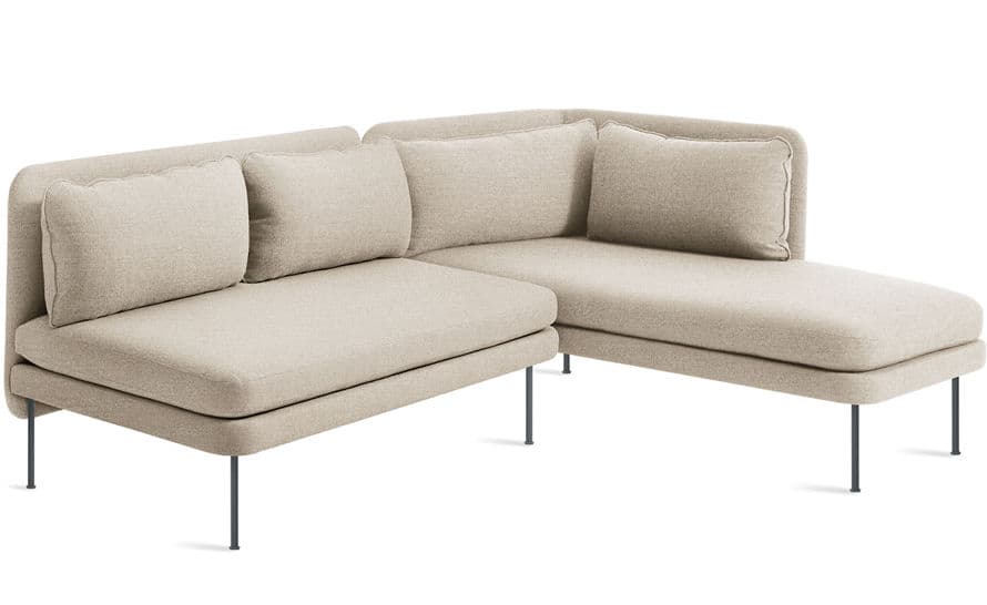 bloke armless sofa with chaise – thumbnail image #1