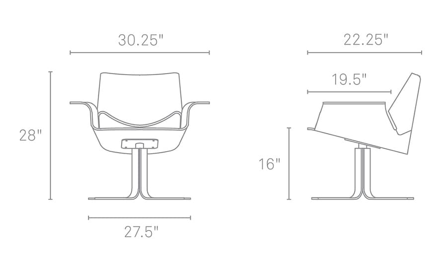 blu dot buttercup chair – thumbnail image #5